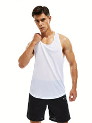 ZENGVEE Men's Gym Tank Tops Quick Dry Workout Bodybuilding Vest