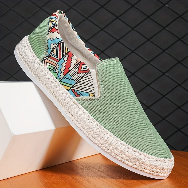 Men's Breathable Slip On Canvas Shoes for Walking