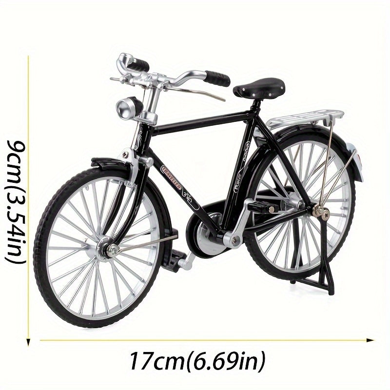 1pc Mini Alloy 28 Big Bar Toy Car Model Bicycle Ornament