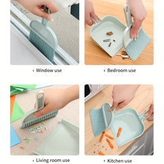 Mini Broom & Dustpan Set - Desktop Cleaning & Quick Cleanups
