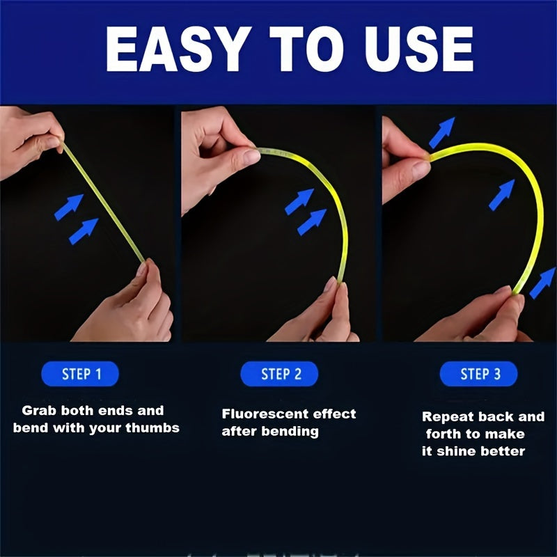 Neon Glow Sticks Bracelets Necklaces for Party