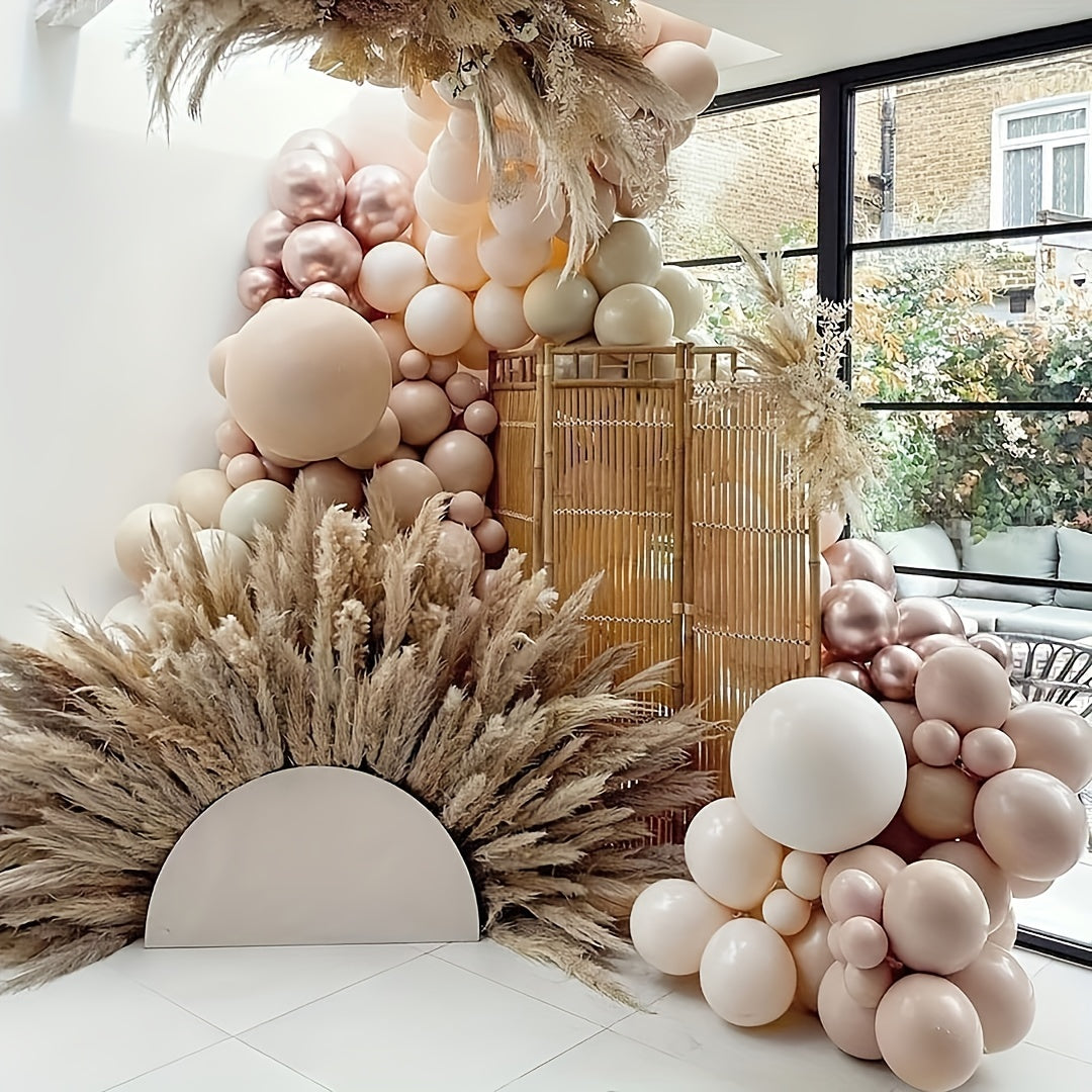 140pcs Nude Blush Balloon Garland Kit for Party Decoration