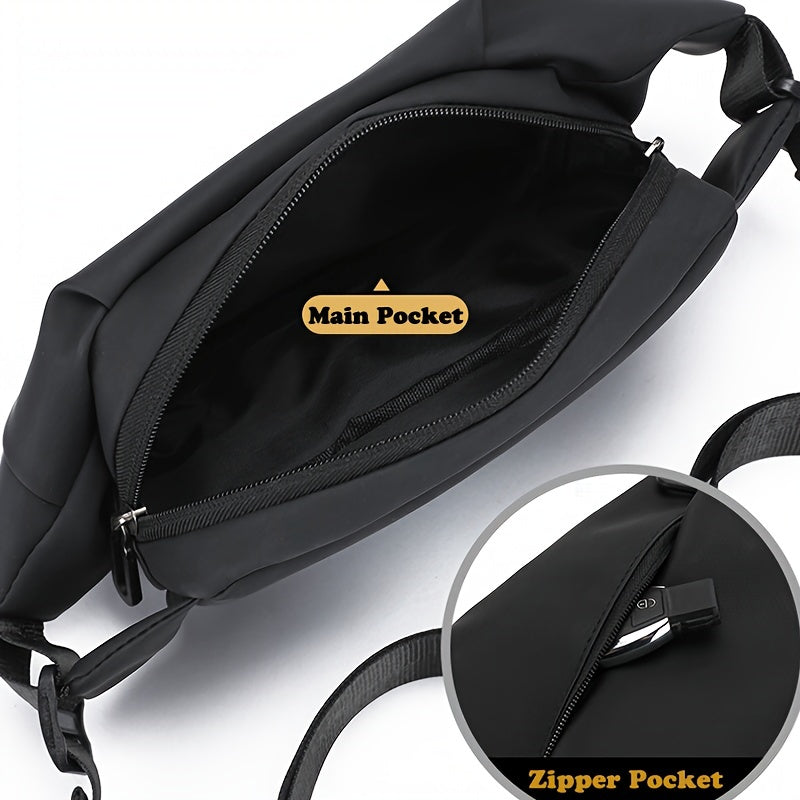 Waterproof Zipper Waist Belt Bag Running Hiking