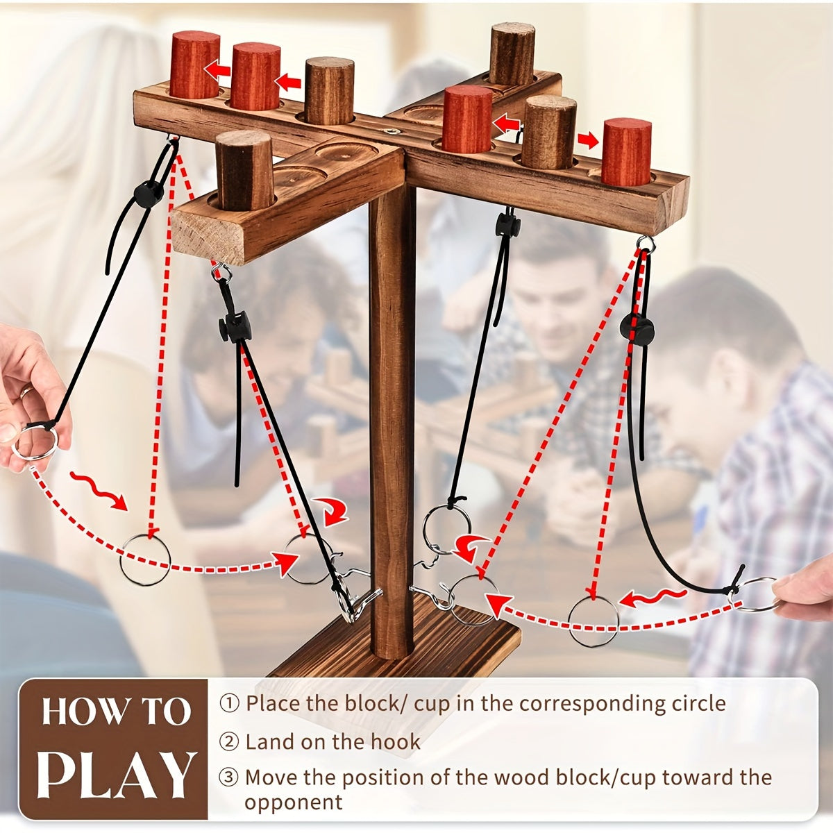 Ring Toss Hook Games 2 4 People Interactive Game