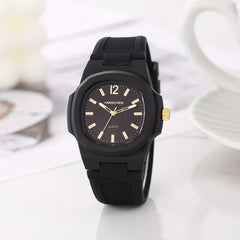 Quartz Watch Silicone Strap For Watching Time
