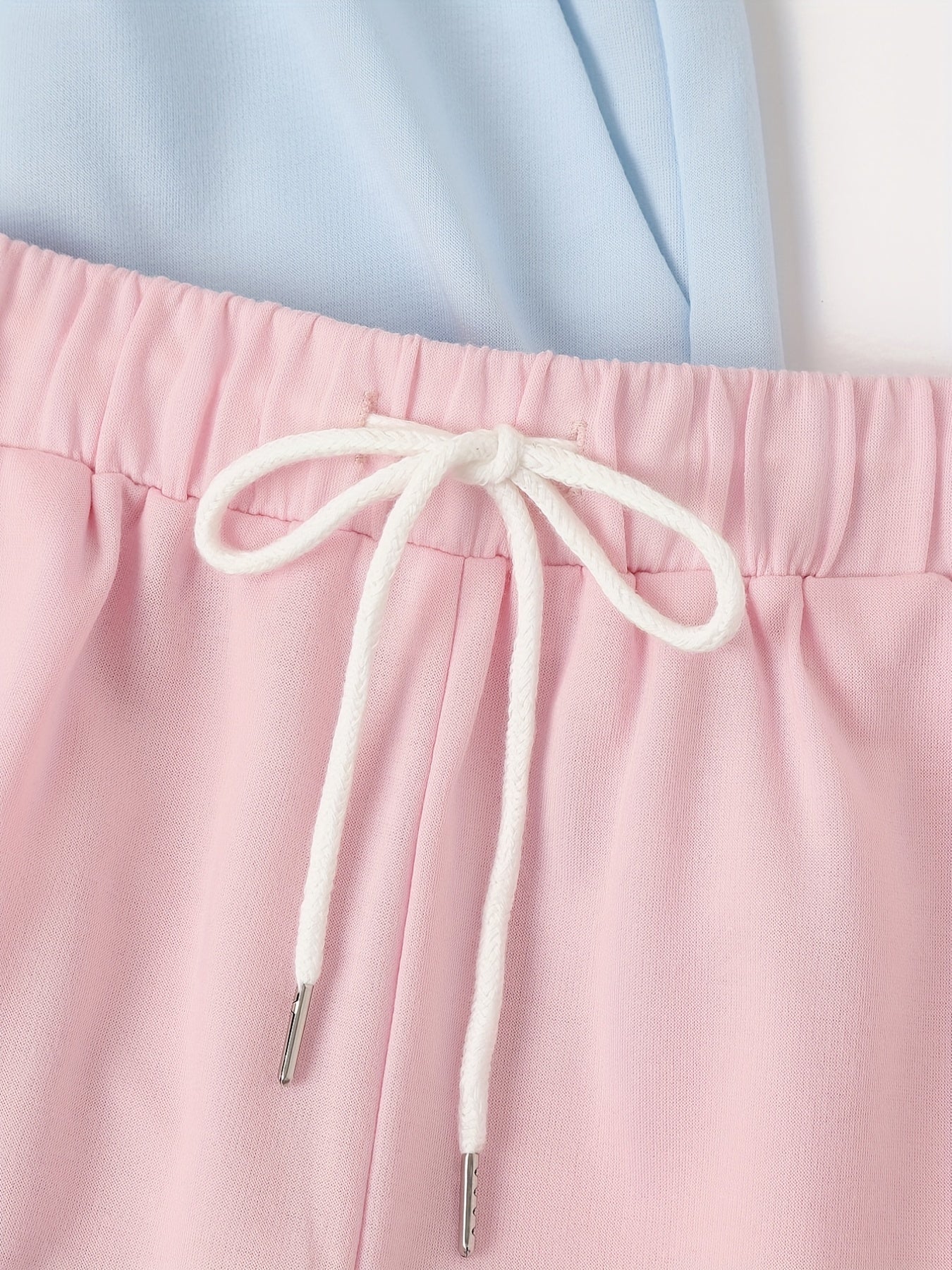 3 Pack Plus Size Casual Pajama Shorts Women's Plus Solid Plain Elastic
