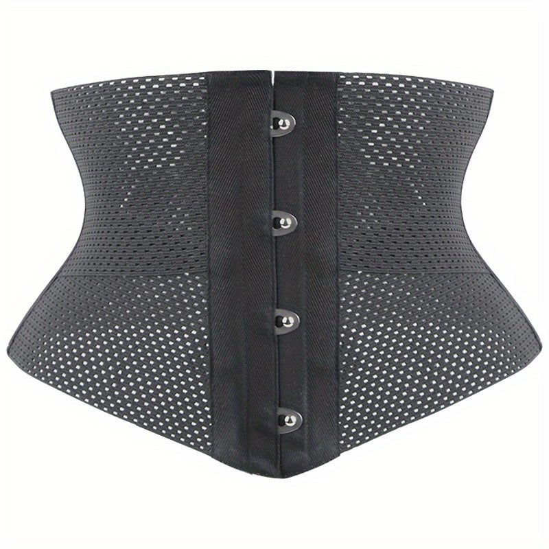 2 Layer Elastic Waist Training Belt Sports Fitness Waist Trainer