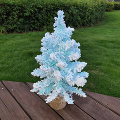Flocked Small Christmas Tree for Window Decoration