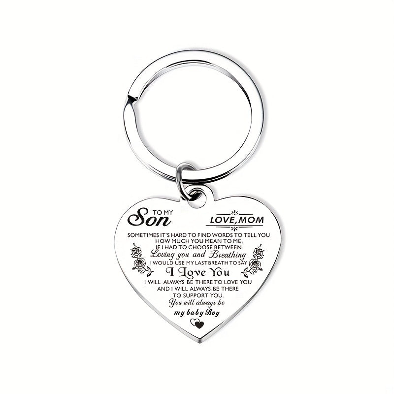 Heart Necklace 'I Love You' Stainless Steel Pendant