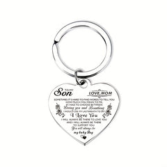 Heart Necklace 'I Love You' Stainless Steel Pendant