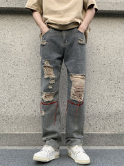 Men's Street Style Loose Jeans for Spring Summer