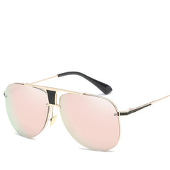 European American Cut Edge Chain Leg Cat Eye Sunglasses