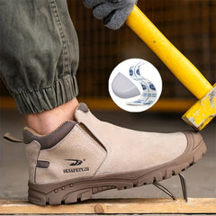 Steel Toe Safety Shoes Puncture Proof Ankle Boots Work Shoes