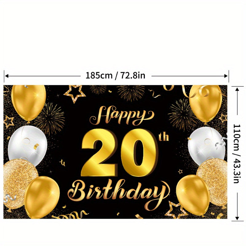 1pc Birthday Banner Happy Birthday Decorations 109 184