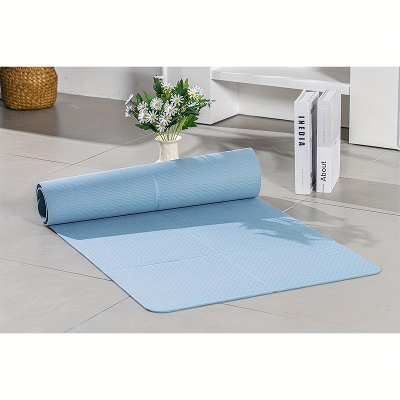 Foldable Ultra-thin Yoga Mat 72x24x0.1in TPE Material