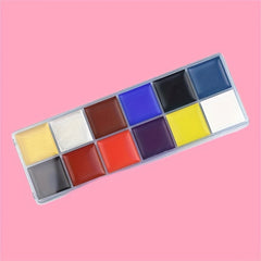 12 Colors Body Face Paint Halloween Christmas Drama Performance