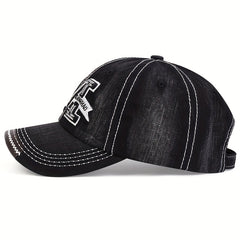 Embroidery Baseball Cap Hip Hop Sports Hat Adjustable Sunscreen Dad Hats