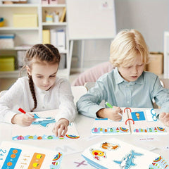 Pen Control Exercises Workbook for Kids: Shapes, Numbers, Drawing Activities