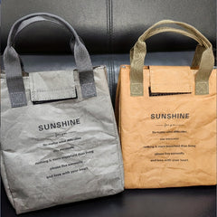 Waterproof Insulated Lunch Bag with Cutlery Bag - Keep Food Fresh