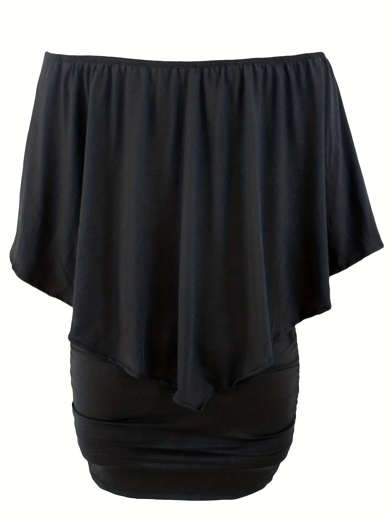 Off Shoulder Ruched Mini Dress