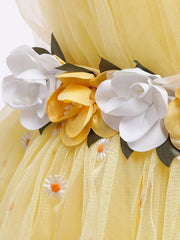 Girls Sleeveless Princess Dresses Formal Dress For Christmas Evening Party Birth
