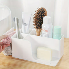 Retractable Plastic Desktop Storage Box Stationery Organizer