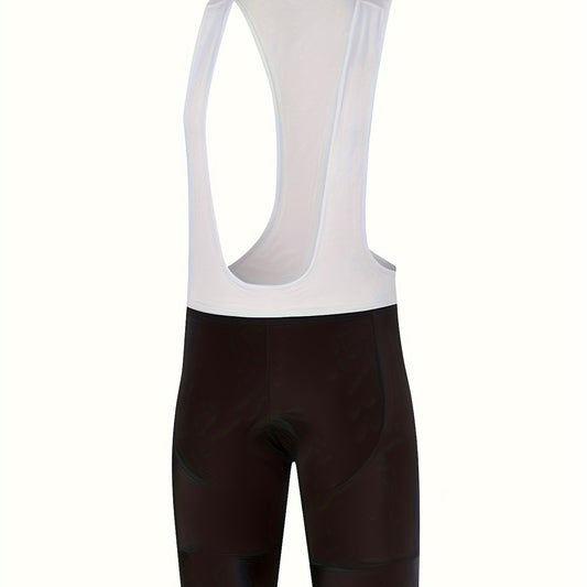 Stretchy Splicing Bib Pants for Cycling Outdoor Sports