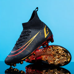 High Top Non Slip AG Football Cleat for Boys