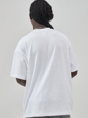 Men's Cotton Oversized Short Sleeves Plain T Shirt Comfortable Loose Casual Top