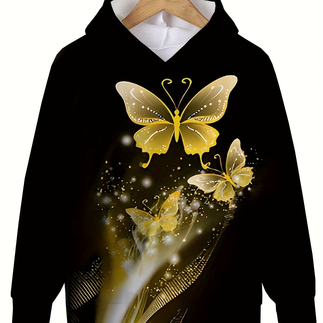 Butterfly Painting Graphic Sweatshirt Kids Hoodie