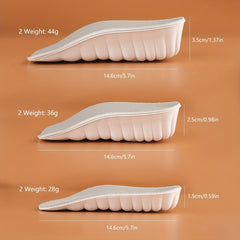 Invisible Height Increase Insoles Soft Elastic Arch Support Breathable Insoles