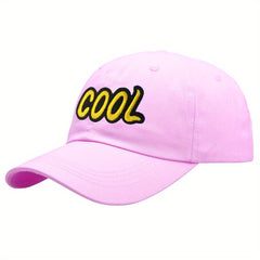 Embroidery Couple Baseball Cap Solid Casual Dad Hat Cotton Breathable Sun Hats