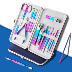 15-Piece Stainless Steel Manicure Set for Nail Clipping