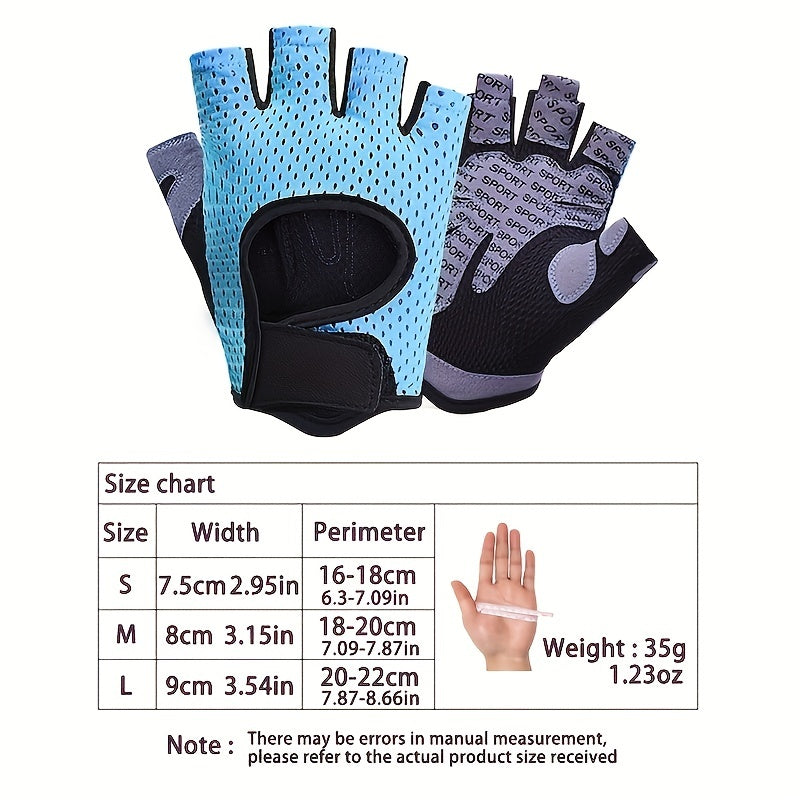 Non Slip Fishing Gloves Breathable Half Finger Gloves For Cycling Gym