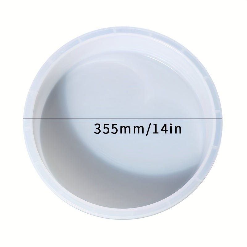 Large Round Silicone Mold For River Table Making DIY Crystal Epoxy Resin Mold