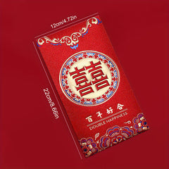 6 Pcs Vintage Chinese Red Envelopes Lucky Money Blessing Red Envelopes