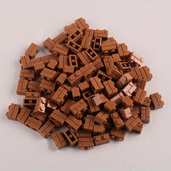 120pc Brick Wall Tiles Building Blocks for DIY Architecture Kit