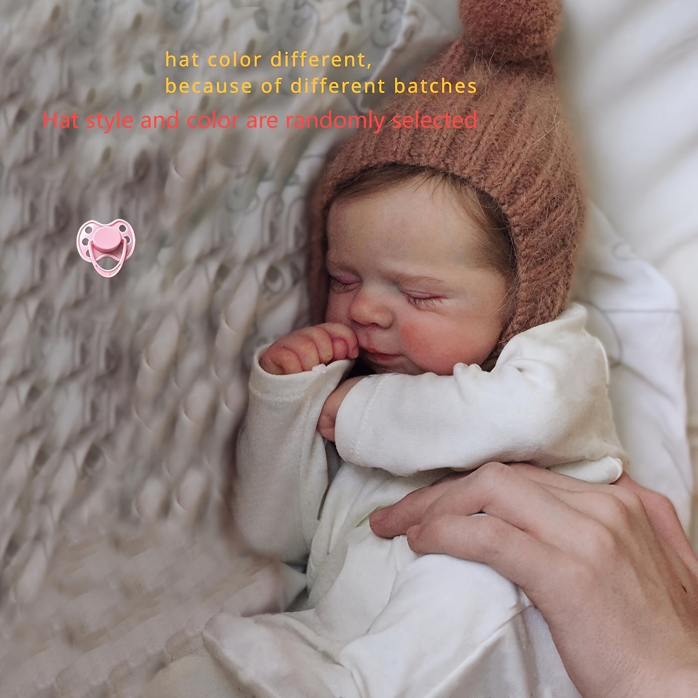 19inch Lifelike Reborn Baby Doll Toy 3D Paint Skin with Visible Veins