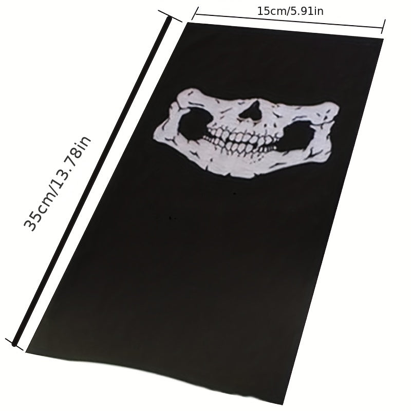 Seamless Multifunctional Magic Bandana Hundred Change Mask Warm Scarf Halloween