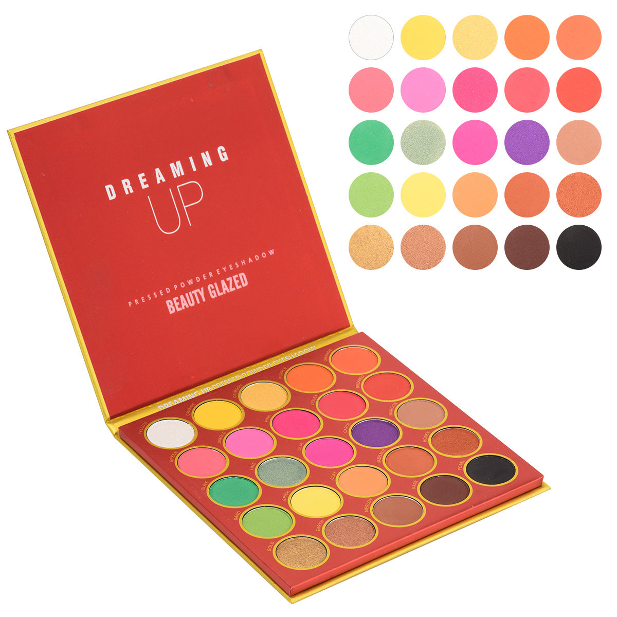 Beauty Glazed Eyeshadow Palette Long Lasting Matte and Shimmer Eye Shadow Powder