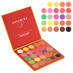Beauty Glazed Eyeshadow Palette Long Lasting Matte and Shimmer Eye Shadow Powder