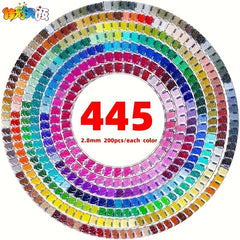 1pc 445 Colors Diamond Painting Accessory Kit 5D Faceted Diamonds
