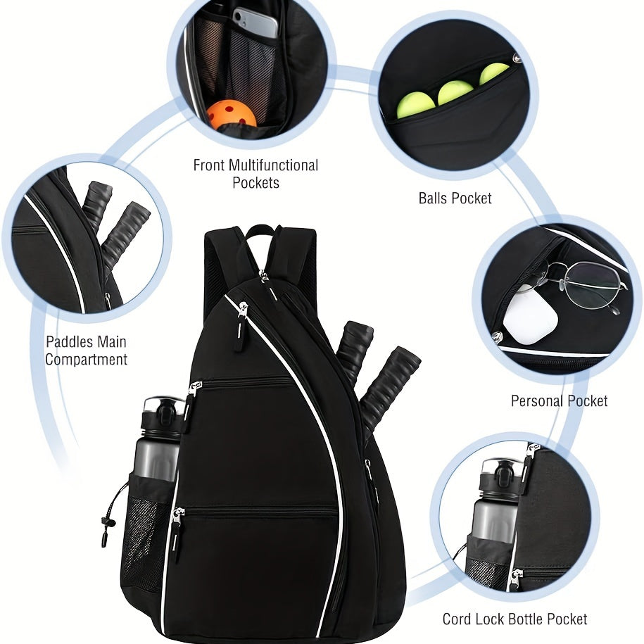 Waterproof Pickleball Bag with Compartments