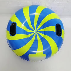 Inflatable Snow Tube Anti-rollover Skiing Pad Thickened Snow Sled Toy
