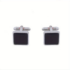 Geometric Square Cufflinks for Men
