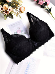 Lace Push Up Bra Breathable Bra Women's Lingerie