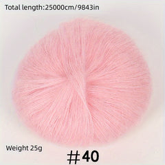 Soft Mohair Yarn for DIY Crocheting and Knitting
