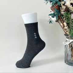 10 Pairs Men's Mid Calf Sweat-absorbing Breathable Socks