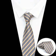 Men's Oblique Striped Tie for Business