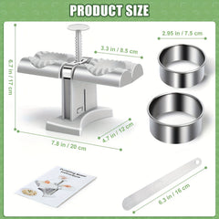 Automatic Dumpling Maker Mould Double Head Wrapper Tool